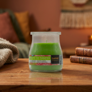 Vela Aromática Moderna Lumar con Aroma a Sandía, con Cera de Parafina en Frasco de Vidrio para Decoración del Hogar, 150 g - Product Image 2