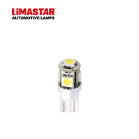 Neue LIMASTAR T10 W5W 5SMD WEISSE LED-Glühbirne 2,2W 12V für Auto-Parkbeleuchtung & Innenraumbeleuchtung mit 12 Monaten Garantie