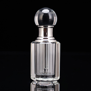 Small Bridge Wholesale Arabic Diamond Luxury Crystal Glass Unisex Perfume Bottle Small Flacon Essential Oil New <strong>Empty</strong> - Product Image 1