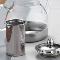 Théière en verre amovible pour la cuisine, vente en gros