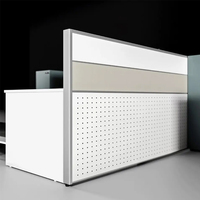Poste de travail de bureau en aluminium le plus populaire pour une personne seule de luxe design moderne avec lit pour usage industriel grand bureau de poste de travail
