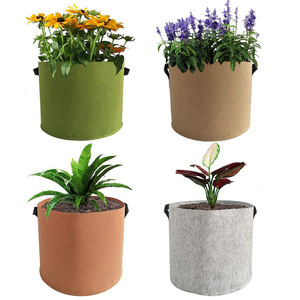 Vasi da gallone personalizzati tessuto in feltro <span class=keywords><strong>di</strong></span> patate da giardino Coco <span class=keywords><strong>torba</strong></span> colore personalizzato piante crescono sacchetti per piantare ortaggi fiori - Product Image 2