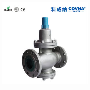 Válvulas de mantenimiento de presión COVNA, regulador de presión de agua de latón con manómetro, regulador de presión de agua ajustable DN20, reductor - Product Image 5