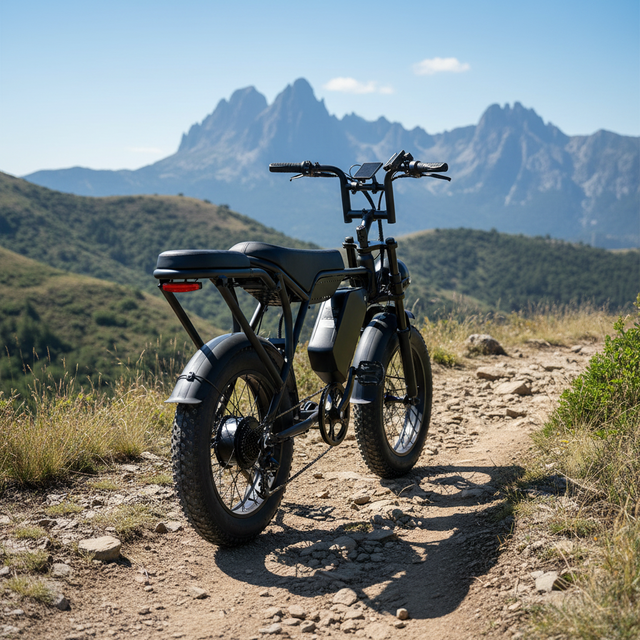 20*4 Inch Fat Tire Ebike 30mph Electric Mountain Bike 60V 30Ah 2000W 7 Speed Ebike Hydraulic Disc Brake Dual Motor Bike Electric