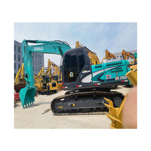 Excavatrice sur chenilles SK200-8 Kobelco d'occasion en bon état excavatrice sur chenilles hydraulique de 20 tonnes excavatrices d'occasion Kobelco sk200-8 à vendre - Product Image 1