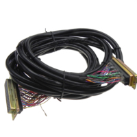 Câble LVDS blindé personnalisé à double extrémité avec connecteurs femelles D-SUB 204510-1 204351-1 260P 20276