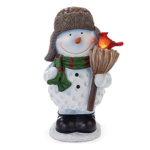 Navidad muñeco de nieve de Navidad con LED brillante <span class=keywords><strong>Cardenal</strong></span> Luz de vacaciones - Product Image 1