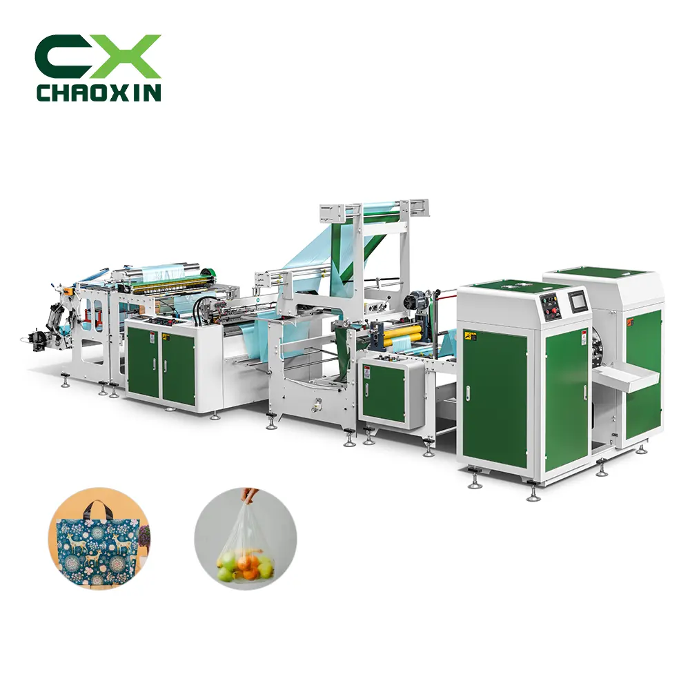 Plastic bag machine CX-800 Manufacture price high output good quality Garbage polythene bag making machine