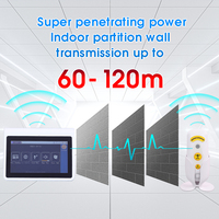 Extension d'interphone sans fil longue portée 3,5 km, couverture de 12 étages, berceau Lora pour KTV, club de loisirs, clinique, restaurant, hôpital