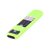 Cubierta de carcasa de piel remota para TV Luminous Android TV Mini-LED 4K Smart Remote Control Cover Holder para TCL Netflix