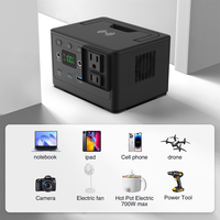 Station d'alimentation portable sans fil LiFePO4 150W 96Wh avec sortie de charge rapide PD 100W pour le camping en plein air, la maison et les urgences