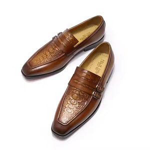Fábricas Chinas Suministran Zapatos de Hombre Hechos a Medida para Fiestas Casuales y Bodas, Color Negro - Product Image 5