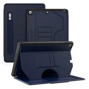 Aanpassen Standaard Ontwerp Magnetische Smart Flip Business Tablet Case Voor Ipad 10.2 Inch 7/8/9th Gen Boek Stijl Flip Lederen Cover