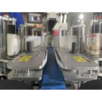 Machine d'étiquetage automatique électrique PLC double face pour surfaces avant et arrière de bouteilles, bocaux et boîtes en carton