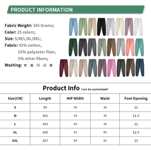 Pantaloni Sportivi da <span class=keywords><strong>Uomo</strong></span> Personalizzati OEM ODM in <span class=keywords><strong>Cotone</strong></span> Tinta Unita da 345 grammi con Cappuccio - Product Image 4
