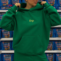 Ensemble de survêtement décontracté pour femme : sweat à capuche court zippé et pantalon large, 2 pièces, style streetwear