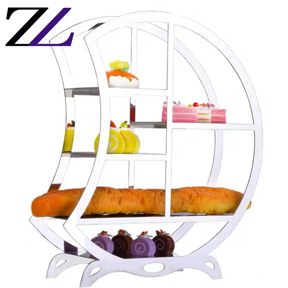 Luxuriöse buffet caddy liefert gerecht arabisch speisenausgabe display party kuchen rack verkauf eco hochzeit cupcake tasse kuchen stehen