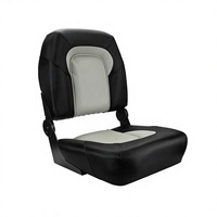 Siège marin pour bateau rapide/bateau de pêche - Siège du conducteur - Pliable, résistant aux UV, imperméable, résistant au soleil, en cuir