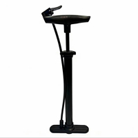 Jinta 100PSI Portable Mini Mountain Bike Manual Air Pump, Compatible with Reversible Presta/Schrader Valves