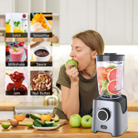 Mixeur-blender de haute qualité à vitesse variable pour jus et smoothies, avec une capacité de 1,8 L pour fruits, épices et céréales