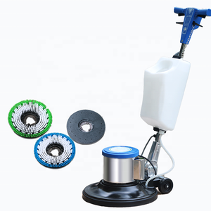 Commercial Use Electric 1100w Super High Power Automatic Floor Scrubber 175rpm/min Polishing Machine <strong>Carpet</strong> 17" <strong>Brush</strong> Cold Water - Product Image 1