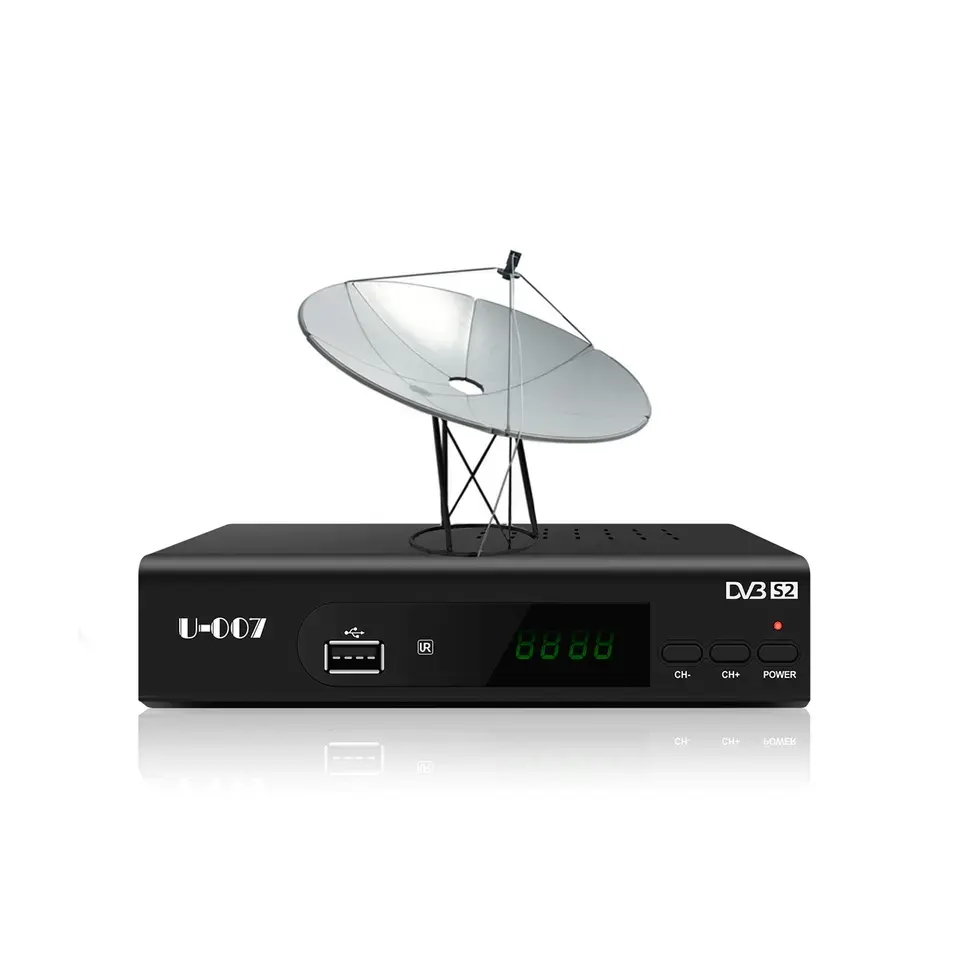 풀 HD DVB S2 위성 수신기 무료 공기 셋톱 박스 위성 수신기 TV DVB S2 디코더