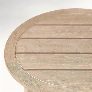 Modern Weather-resistant Teak <b>Outdoor</b> <b>Side</b> <b>Table</b> Set for Hotel Garden Poolside Villa hotel Patio Use - Product Image 6