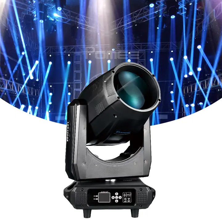 300W Zoom Beam Spot Wash 3in1 Led Moving Head Gobo Lights Met Stroboscoopeffect Voor Evenementen Dj Show Podiumverlichting