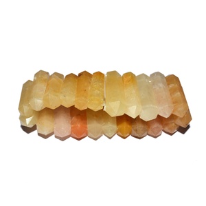 Golden Quartz Double Point <b>Bracelets</b> Healing Stone <b>Bracelets</b> Product - Product Image 1