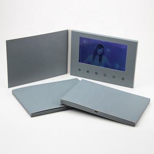 Libro de presentación de agradecimiento, regalos de negocios pequeños personalizados, pantalla lcd de 7 pulgadas, tarjetas de vídeo de felicitación promocional - Product Image 3