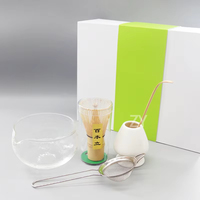 Ensemble de fouets à matcha en céramique et porcelaine pour cérémonie du thé japonaise, écologique, durable, avec boîte cadeau personnalisée et cuillère en métal – Vente en gros