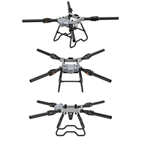 Plateforme UAV industrielle octocoptère robuste Sanmoo S200PRO en fibre de carbone pour la lutte contre les incendies, les secours d'urgence et les relevés