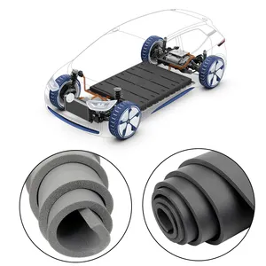 manufacturer new energy storage battery for car shock absorption liquid silicone foam flame resistant rubber gasket seals