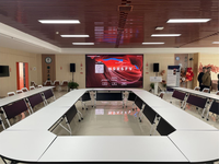 HiSeaVis Écran interactif tout-en-un COB LED tactile de 136 pouces avec maintenance frontale et double système pour bureau et salle de conférence