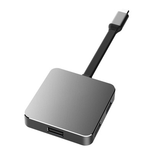 Carini Mini Hub USB-C 3.0 in Metallo per Laptop e <span class=keywords><strong>Macbook</strong></span> <span class=keywords><strong>Air</strong></span>, Disponibili con Caricatore PD - Product Image 3