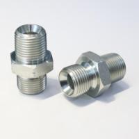 Sambungan Hidrolik Adaptor Ulir Logam Kompresi BSP MALE DOUBLE USE untuk 60 CONE SEAT atau BONDED SEAL/BSPT MALE
