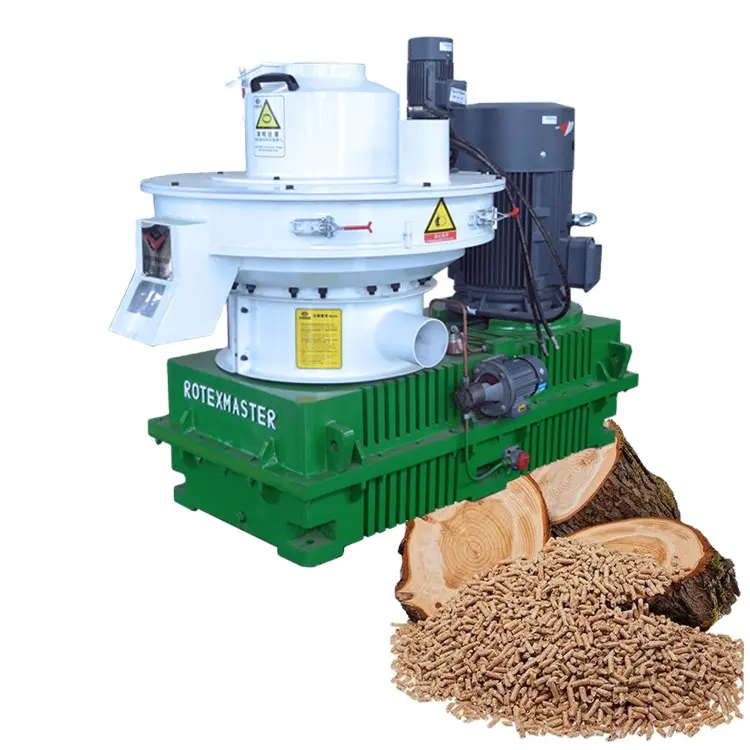 Rotexmaster 1-2T/H Legno Automatica A Pellet Combustibile Fabbricazione Linea Biomassa Mulino A Pellet