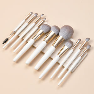 Juego de brochas de maquillaje de Luz De Luna blanca de 11 piezas para principiantes de cara para aplicación de sombra de ojos de polvo suelto brochas de maquillaje transfronterizas - Product Image 6