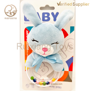 High Quality Stuffed Bear Baby Rattle <strong>Plush</strong> <strong>Toys</strong> Cute Animal Shaped Soft Plastic <strong>Toys</strong> for Play Baby Education <strong>Cheap</strong> Price - Product Image 4