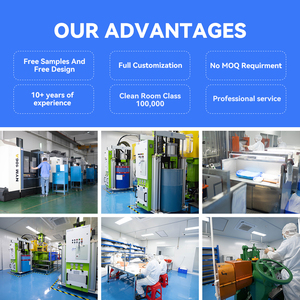 Y tế Silicone lỏng Silicone bộ phận nhà sản xuất y tế sử dụng cao su trong suốt áp lực tiêu cực bóng - Product Image 5