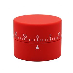 Minuteur de cuisine mécanique en plastique rond avec logo personnalisé imprimé à l'écran, compte à rebours de 60 minutes, rappel de compte à rebours avec pointeur - Product Image 2