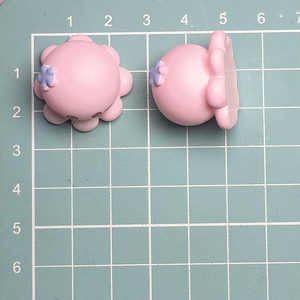 Mini estatuilla de Vida Marina dibujos animados pulpo Rosa Micro paisaje miniatura casa de muñecas decoración coche Interior adorno de escritorio - Product Image 5