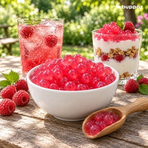 Perlas de Boba de Frutas Exóticas para Postres, Cafeterías, Heladerías, Smoothies, Hielo Raspado, Boba de Mangostán - Product Image 5