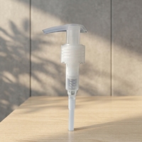 Pompe à lotion en plastique de qualité supérieure en gros 24/410 28/410 Distributeur à verrouillage gauche-droite pour soins de la peau, savon pour les mains et usage domestique quotidien