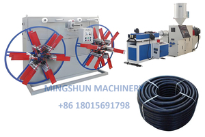 Machine automatique chinoise à vis simple avec pompe PLC pour tuyaux ondulés en PE/PP/PVC/HDPE pour conduites électriques/machines à laver - Product Image 2