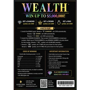 Eco-Friendly Scratch Card Suppliers Custom Scratch Off Ticket Printing Lottery Tickets - Product Image 4