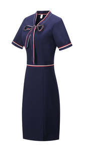 Uniforme d'hôtesse de l'air, <span class=keywords><strong>tenue</strong></span> <span class=keywords><strong>professionnelle</strong></span> pour <span class=keywords><strong>femme</strong></span>, ensemble de blouses, costume de bureau pour <span class=keywords><strong>femme</strong></span>, vêtements de travail pour hôtel, robe pour fille - Product Image 3