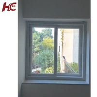 Ventanas de vinilo PVC UPVC personalizadas de fábrica, ventanas de vidrio plástico, habitaciones interiores, ventanas correderas dobles insonorizadas UPVC