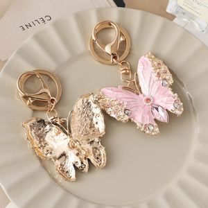 New Glazed butterfly Enamel-plated Oil Drip Brooch Keychain for Dual-purpose Coat Brooch Bag Pendant and <b>Small</b> <b>Gift</b> - Product Image 3