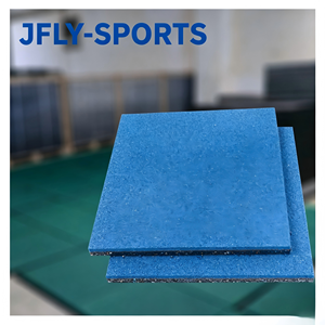 Dalles de sol en caoutchouc emboîtables JFLY-SPORTS, épaisseur 50 mm, absorption des chocs, utilisation multi-sports intérieure et extérieure - Product Image 1